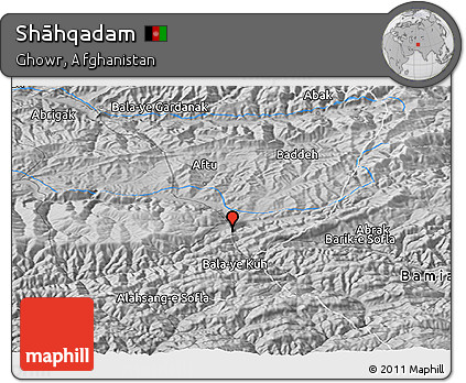 Physical Panoramic Map of Shāhqadam