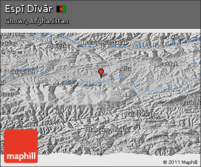 Physical Panoramic Map of Espī Dīvār