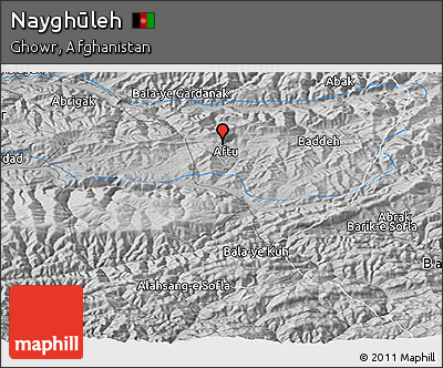 Physical Panoramic Map of Nayghūleh