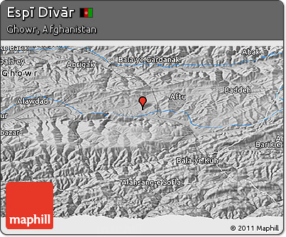 Physical Panoramic Map of Espī Dīvār