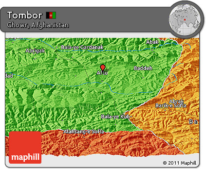 Political Panoramic Map of Tombor