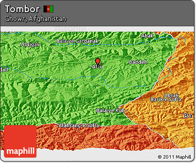 Political Panoramic Map of Tombor