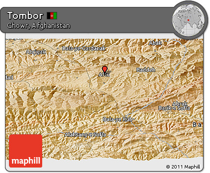Satellite Panoramic Map of Tombor