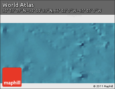 Satellite 3D Map of the Area around 34° 28' 56" N, 66° 13' 29" W