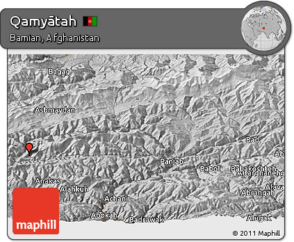 Physical Panoramic Map of Qamyātah