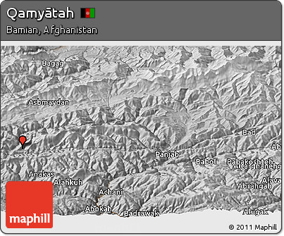 Physical Panoramic Map of Qamyātah