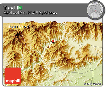 Physical 3D Map of Tand