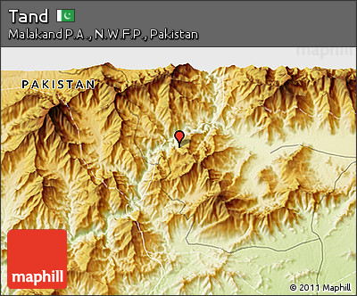 Physical 3D Map of Tand