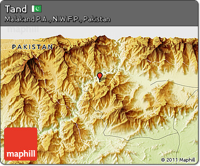 Physical 3D Map of Tand