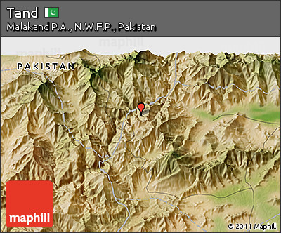 Satellite 3D Map of Tand