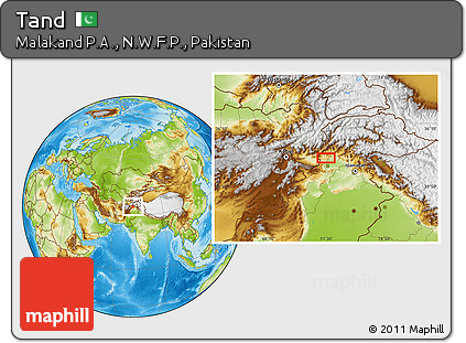 Physical Location Map of Tand