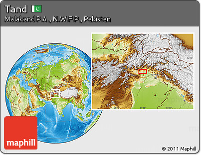 Physical Location Map of Tand