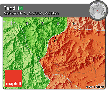 Political Map of Tand