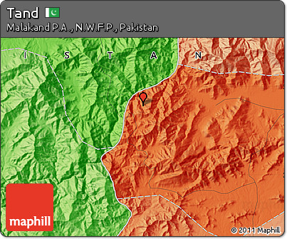 Political Map of Tand