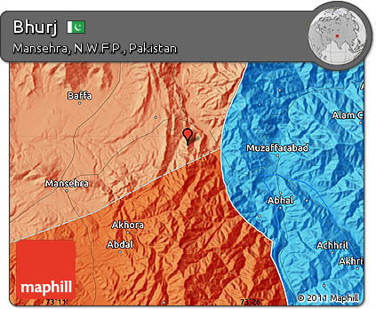 Political Map of Bhurj