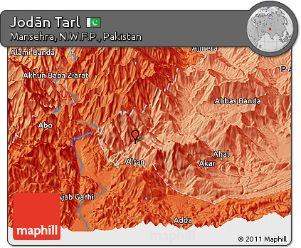 Political Panoramic Map of Jodān Tarl