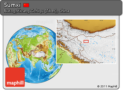 Physical Location Map of Sumxi
