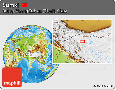 Physical Location Map of Sumxi