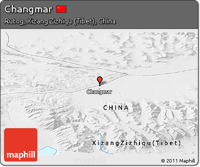 Physical Panoramic Map of Changmar