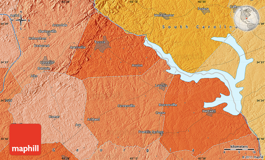 Political Map of Royston