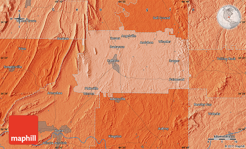 Political Map of Damascus