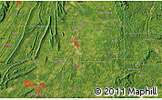 Satellite Map of Tioga
