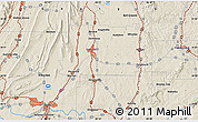 Shaded Relief Map of Tioga