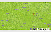 Physical 3D Map of the area around 34° 28' 56" N, 89° 10' 30" W