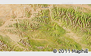 Satellite 3D Map of the area around 34° 28' 56" N, 94° 25' 30" E
