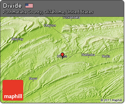 Physical 3D Map of Divide