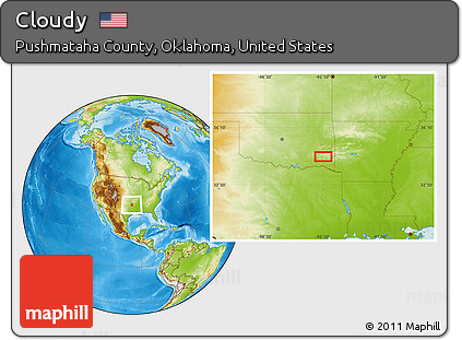 Physical Location Map of Cloudy