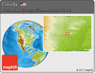 Physical Location Map of Cloudy
