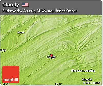 Physical Map of Cloudy
