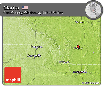 Physical 3D Map of Clarita