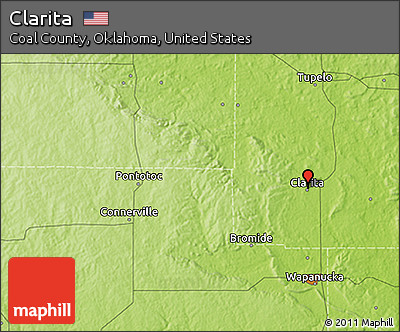 Physical 3D Map of Clarita