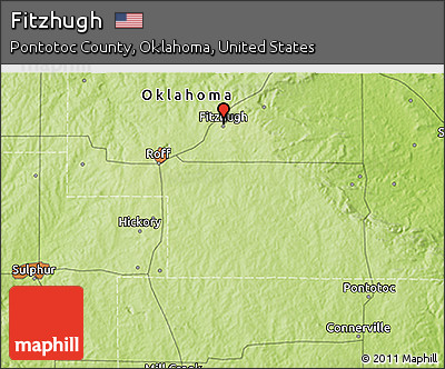 Physical 3D Map of Fitzhugh