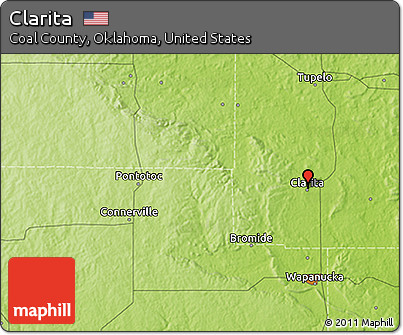 Physical 3D Map of Clarita