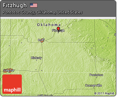 Physical 3D Map of Fitzhugh