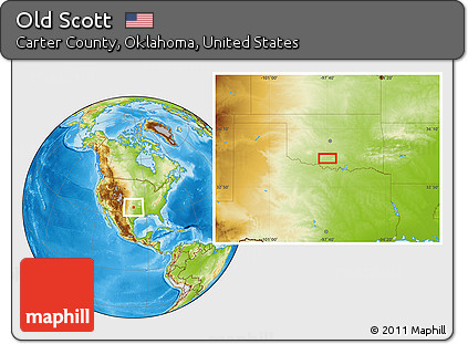 Physical Location Map of Old Scott