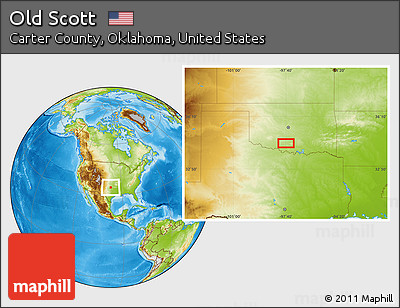 Physical Location Map of Old Scott