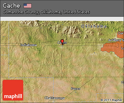 Satellite 3D Map of Cache