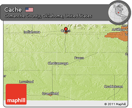 Physical Panoramic Map of Cache