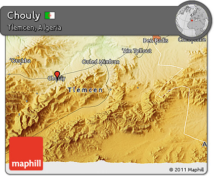 Physical 3D Map of Chouly