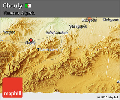 Physical 3D Map of Chouly