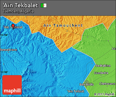 Political Map of 'Aïn Tekbalet