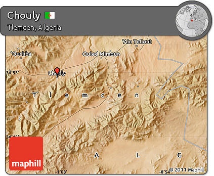 Satellite Map of Chouly