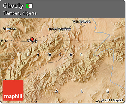 Satellite Map of Chouly