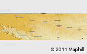 Physical Panoramic Map of the area around 34° 56' 49" N, 101° 4' 29" W