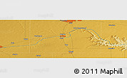 Physical Panoramic Map of the area around 34° 56' 49" N, 101° 55' 30" W