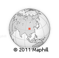 Outline Map of the Area around 34° 56' 49" N, 103° 46' 30" E, rectangular outline